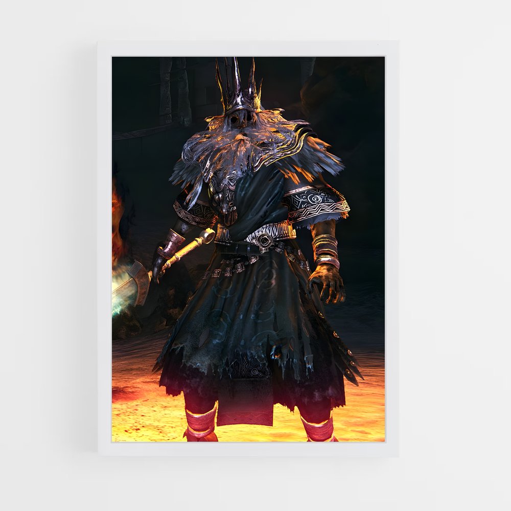 Poster L'Âme du Ténèbres – affiche Dark souls (vue 3)